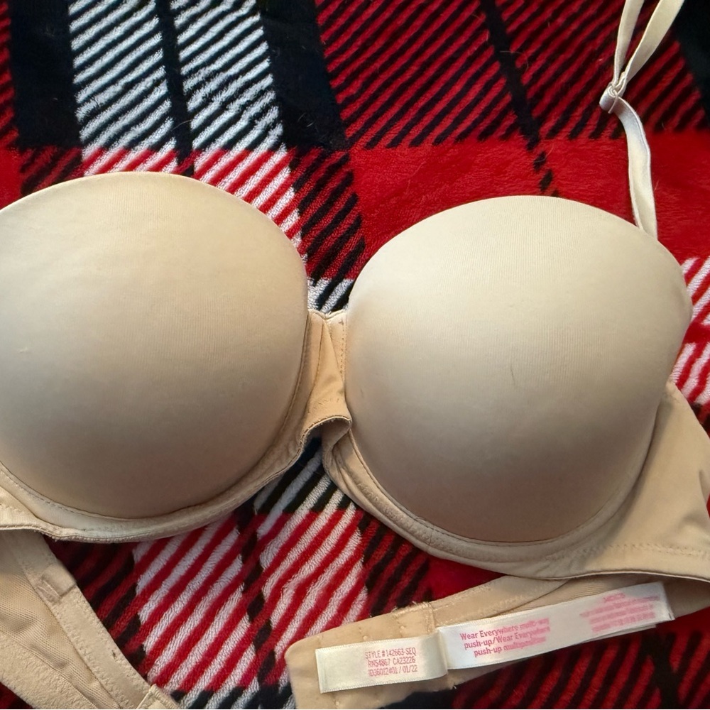 PINK strapless bra